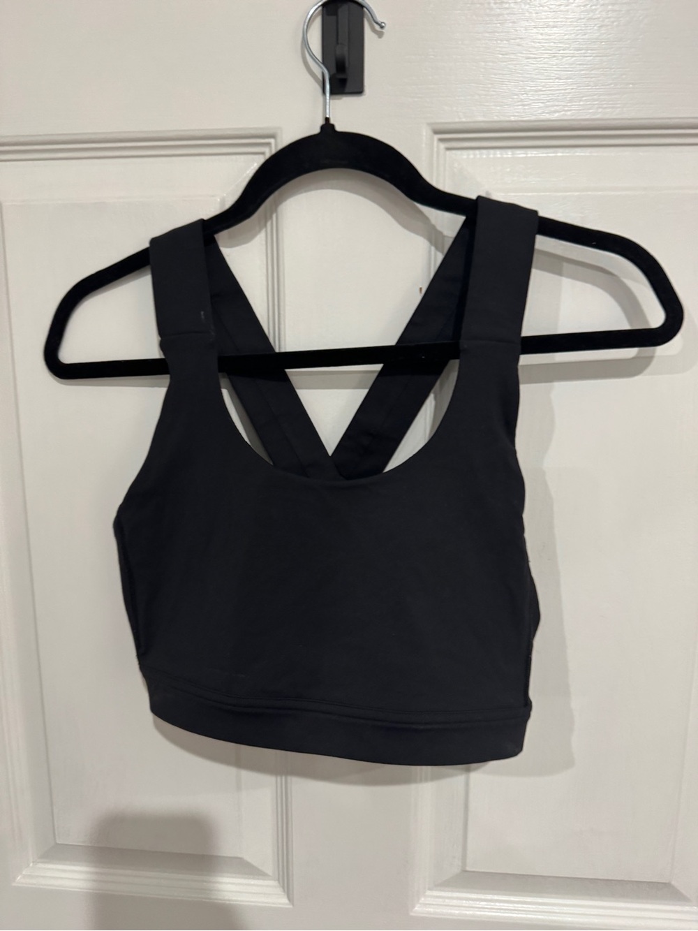 lululemon athletica Black Cross-Back Sports Bra